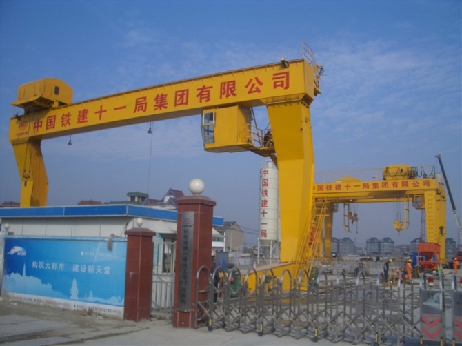 中国铁建十一局集团 30T偏挂龙门